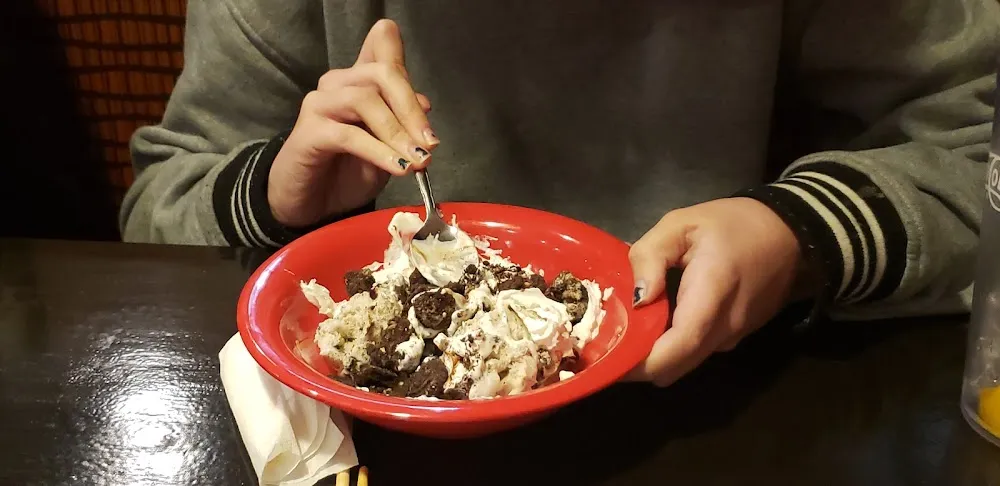 Ice Cream Vanilla and Chocolate